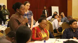 CBA13 participants speaking