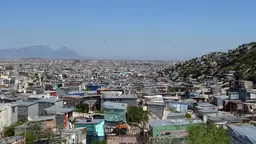 A view over a large township