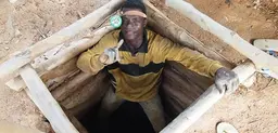An artisanal miner