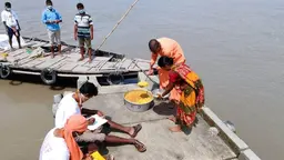 People serving food