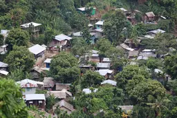 Settlement in Solomon Islands.