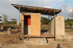 Toilet block and water tank