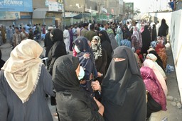 Women demonstrating
