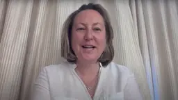 Anne-Marie Trevelyan looks into a camera and speaks