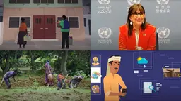 Screenshots from four of IIED's best videos