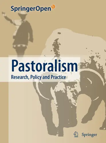 Front cover of the journal Pastoralism journal: research, policy and practice