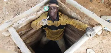 An artisanal miner