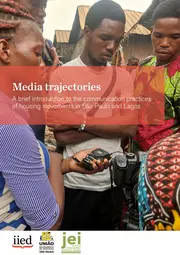 Cover for 'Media trajectories'