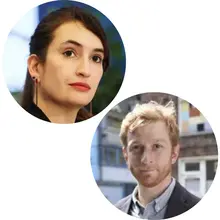 Head and shoulders images of Camila Cociña and Alexandre Apsan Frediani.