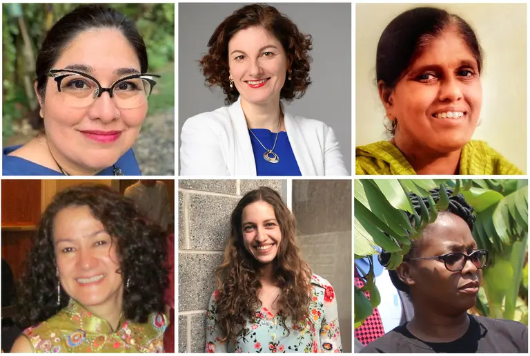 Headshot of six women