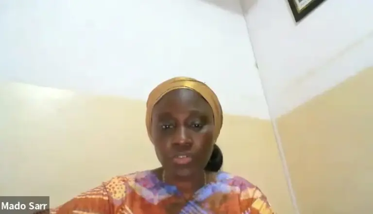 Videocall screenshot of 