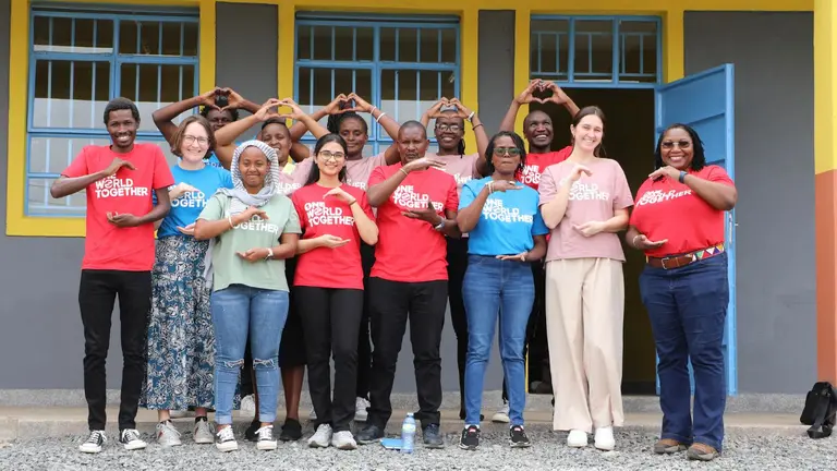 Group shot of members from One World Together