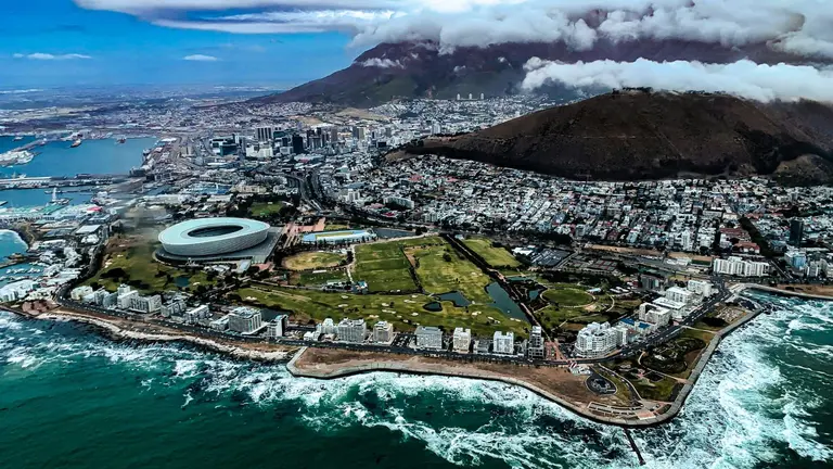 Landscape photo of Cape Town, South Africa.