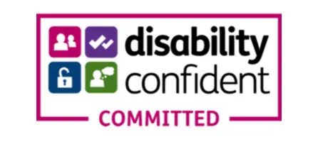 Disability Confident logo.