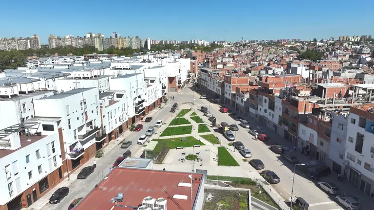 Informal settlement in Buenos Aires known as 'Villa 21'.