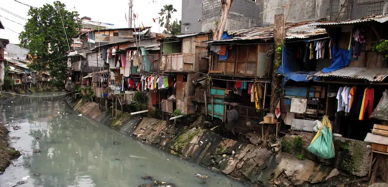Informal settlements, Jakarta, Indonesia