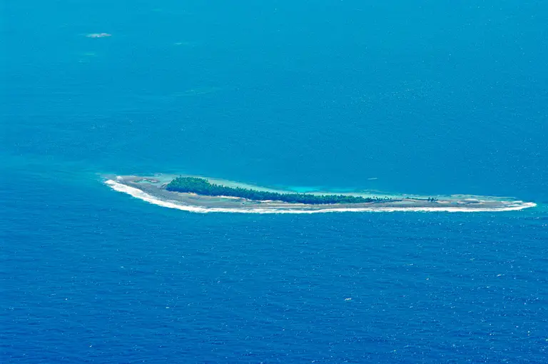 The island state of Tuvalu is profoundly threatened by climate change. Tuvalu’s Prime Minister announced plans to switch to 100 per cent renewable energy by 2020. He was one of several LDC leaders to announce climate action.  (Photo: Tomoaki Inaba)