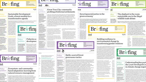 A collection of IIED's most downloaded publications in 2014 (Image: IIED)