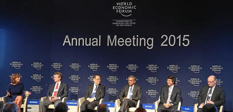 The world's top bankers discussed international financial systems at the World Economic Forum in Davos (Photo: swiss-image.ch/Remy Steinegger, Creative Commons, via Flickr)
