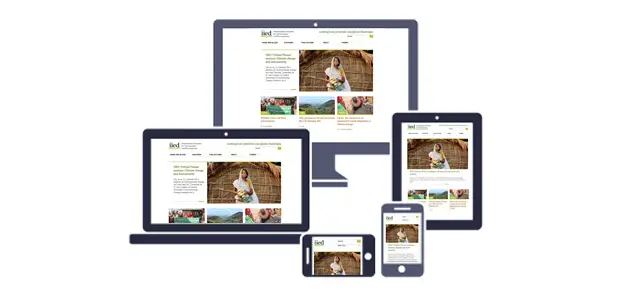 This site shown on various screens
