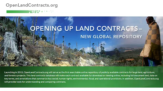 The new OpenLandContracts.org database will contain the details of publicly available investment contracts from around the world (Image: Columbia Centre for Sustainable Investment (CCSI))