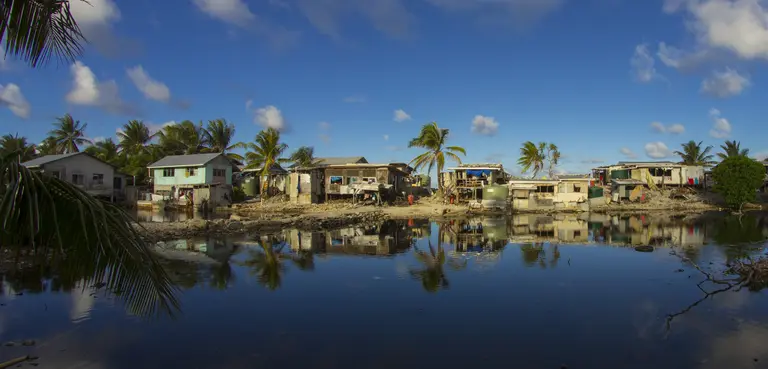 The island nation of Tuvalu is one of the Least Developed Countries that is particularly vulnerable to climate change, with an average elevation of just two meters above sea level (Photo: Nick Hobgood, Creative Commons via Flickr)