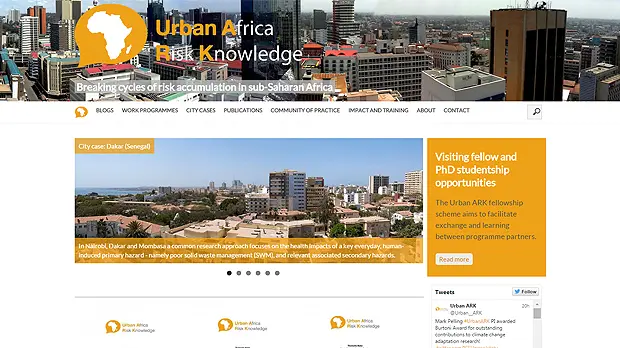 The Urban ARK website