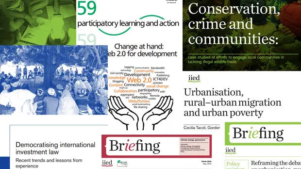 Some of the publications produced by IIED during 2015 (Image: IIED)