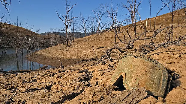 New Melones Lake, California, which is facing one of the most severe droughts on record with a state of emergency declared in January (Photo: Ben Amstutz, Flickr, via Creative Commons)
