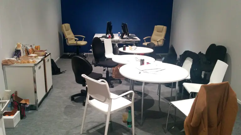 The empty LDC Group office the morning after