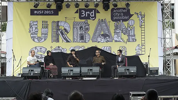 Representatives of Indonesia communities discussed ways to improve urban conditions at the third Urban Social Forum (Photo: Fabrizio Salvatori)