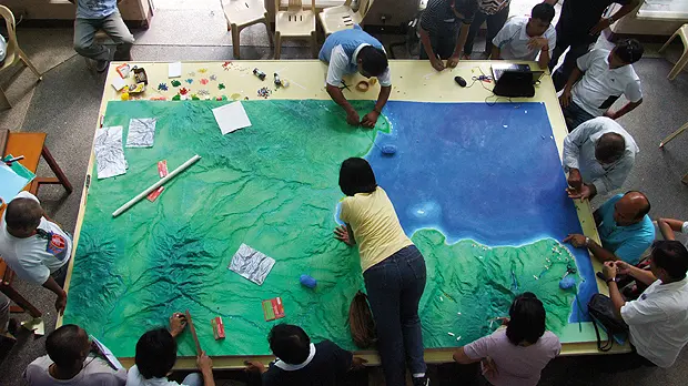 Indigeonous communities join government officials, NGOs and academics to participate in a ridge-to-reef mapping workshop in Cagayan de Oro City to identify threats to the forest and environment ecosystem (Photo: Horacio Marcos C. Mordeno, MindaNews, Creative Commons via Flickr)