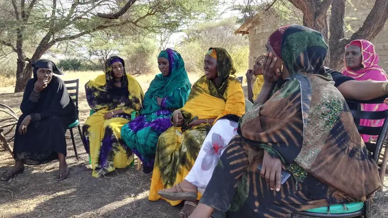 Group discussions with women in Isiolo County, Kenya helped to generate specific evidence about why they and other marginalised groups are more vulnerable to climate change (Photo: Susannah Fisher, IIED)