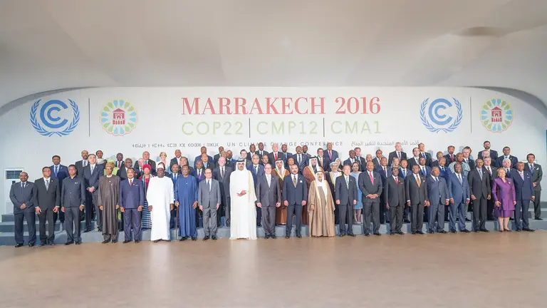 Approximately 80 heads of state and government attended the UN climate change conference in Marrakech in November 2016 (Photo: UNclimatechange, Creative Commons via Flickr)