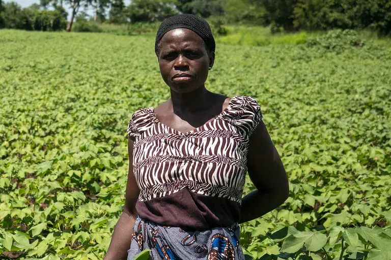 Joyce, a cotton farmer