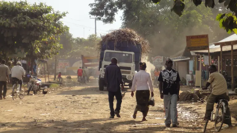 Madizini in Tanzania grew from a village into an urban centre, initially because the local sugarcane plantations and factory needed workers. Now the town supports a wide array of businesses (Photo: Jytte Agergaard)