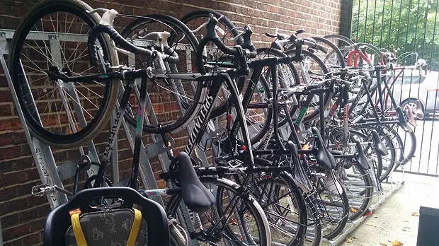 Many of IIED's staff travel to work by bike, taking personal responsibility for reducing their carbon footprint. IIED also has a strategy for reducing its organisational carbon footprint (Photo: Matt Wright/IIED)