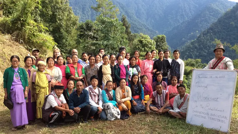 Indigenous people at the Himalayan workshop