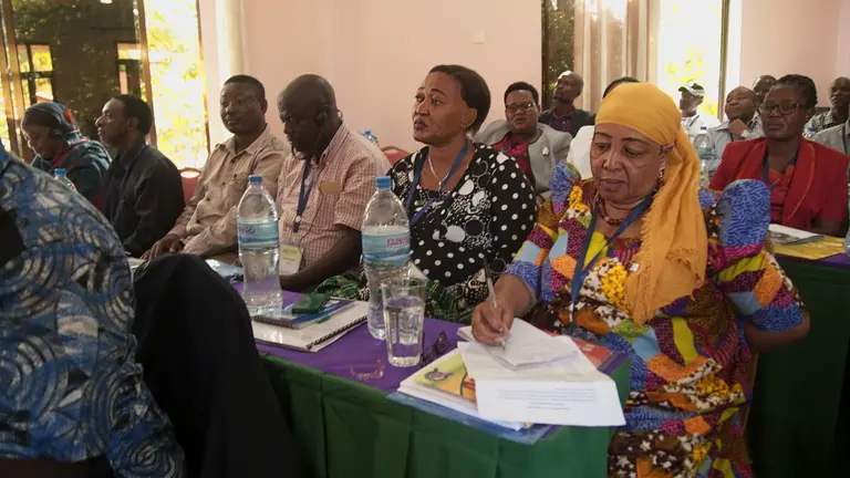 Miners from the Tanga region in northern Tanzania participating in discussions about how to  make ASM in Tanzania more sustainable (Photo: Steve Aanu)