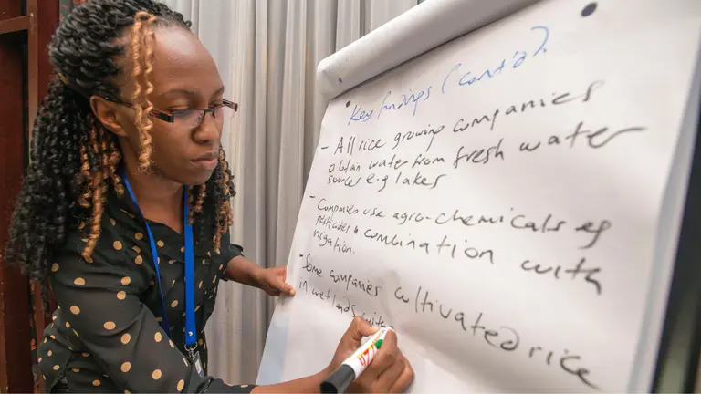 Julian Barungi summarises findings in Beijing in 2016