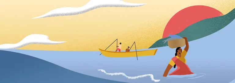 Fishing the ocean