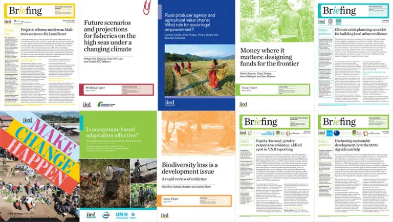 Publications covers collage
