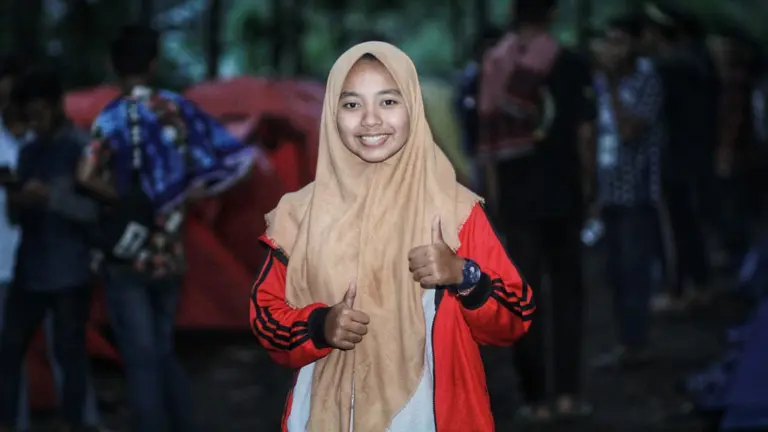 A young person
