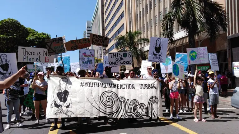 A protest march