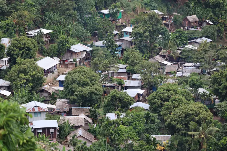 Settlement in Solomon Islands.