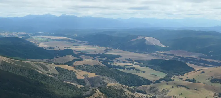 Aerial natural landscape.
