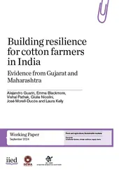 Building resilience for cotton farmers in India - cover image