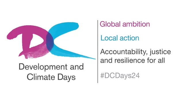 Logo for the Development and Climate Days 2024