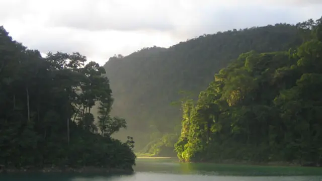 Peñas Blancas Reservoir in Costa Rica.