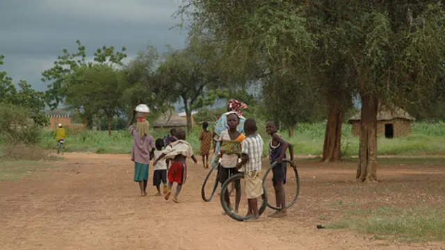 A village in Burkina Faso. Land investment in Africa is growing driven by rises in global food prices, companies who see market opportunities in biofuels, and overseas countries anxious to secure their food supplies through direct investment. Photo: Tex